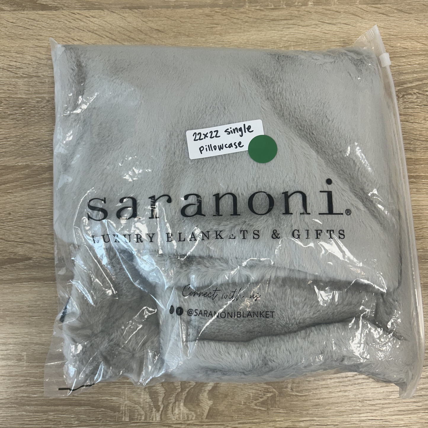 22x22 Single Pillowcase