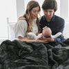PATTERNED FAUX FUR XL WEIGHTED BLANKETS - Saranoni