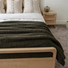 WAFFLE KNIT QUEEN BLANKETS - Saranoni