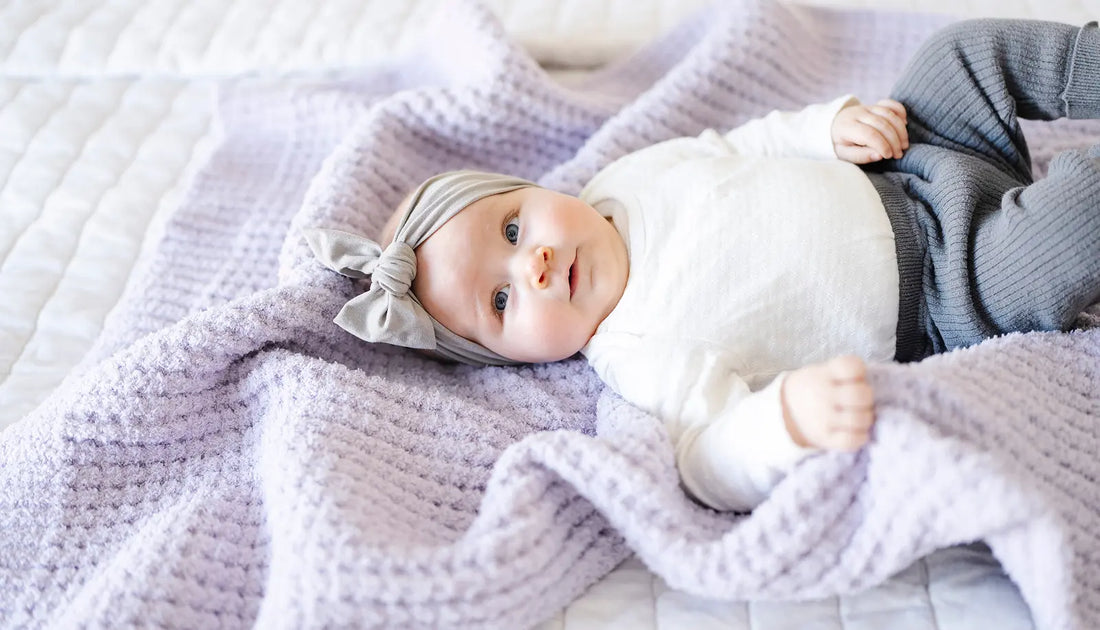 Buttery and Breathable: The Beauty of a Waffle Knit Baby Blanket