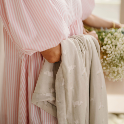 Boone Muslin Lush Receiving Blanket