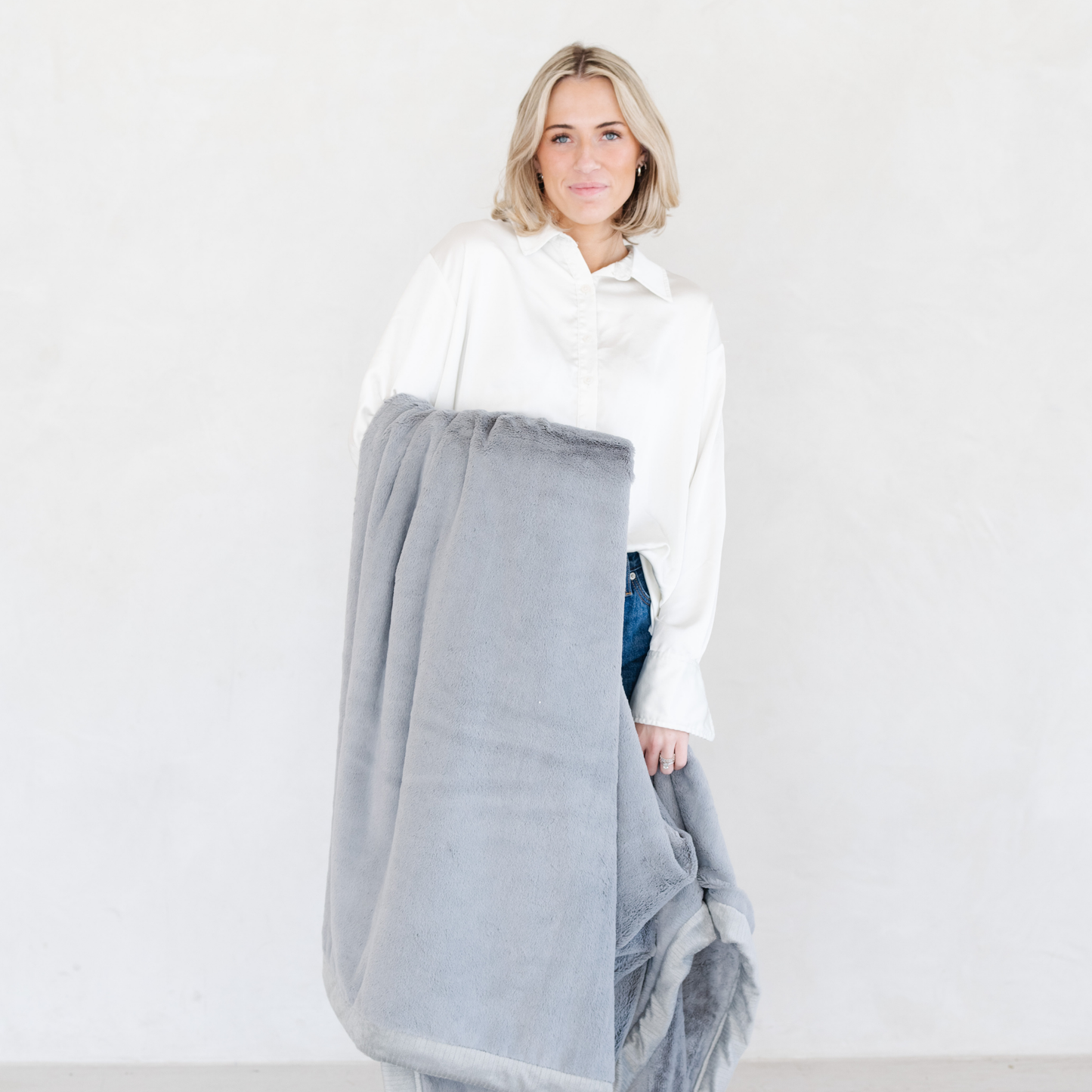 Gray Lush XL Blanket