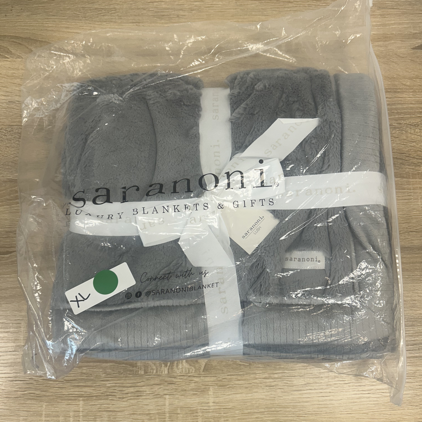 Gray Lush XL Blanket