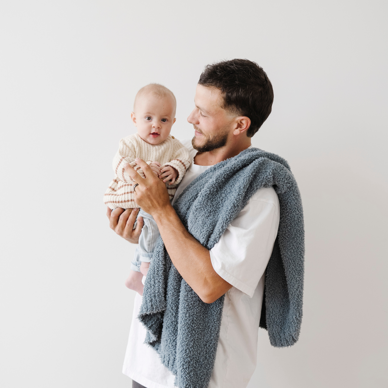 Spruce Bamboni Receiving Blanket
