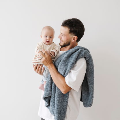Spruce Bamboni Receiving Blanket