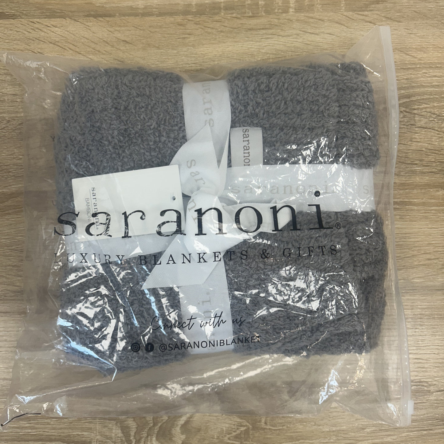 Spruce Bamboni Receiving Blanket