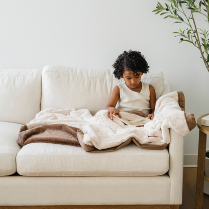 TWO TONE LUSH BLANKETS