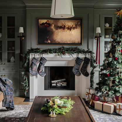 GRAND FAUX FUR STOCKINGS