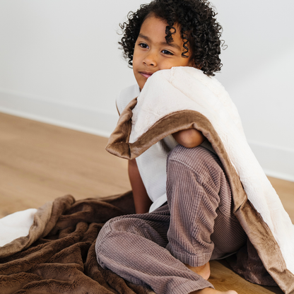TWO TONE LUSH BLANKETS