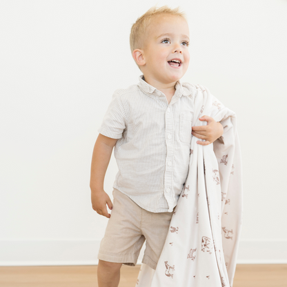 MINKY STRETCH TODDLER BLANKETS