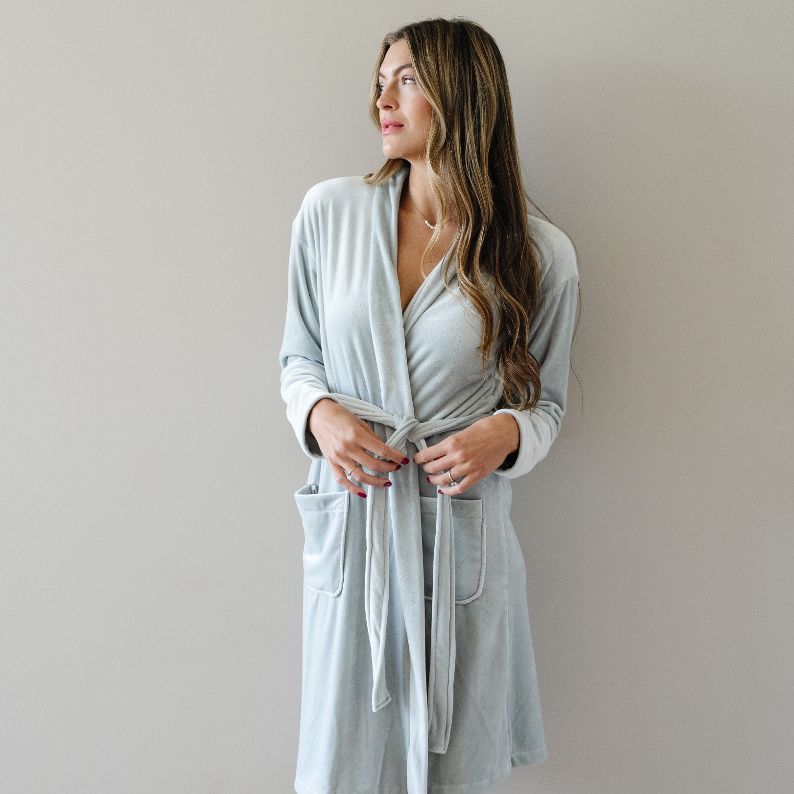 Minky Stretch Luxe Robe | Saranoni