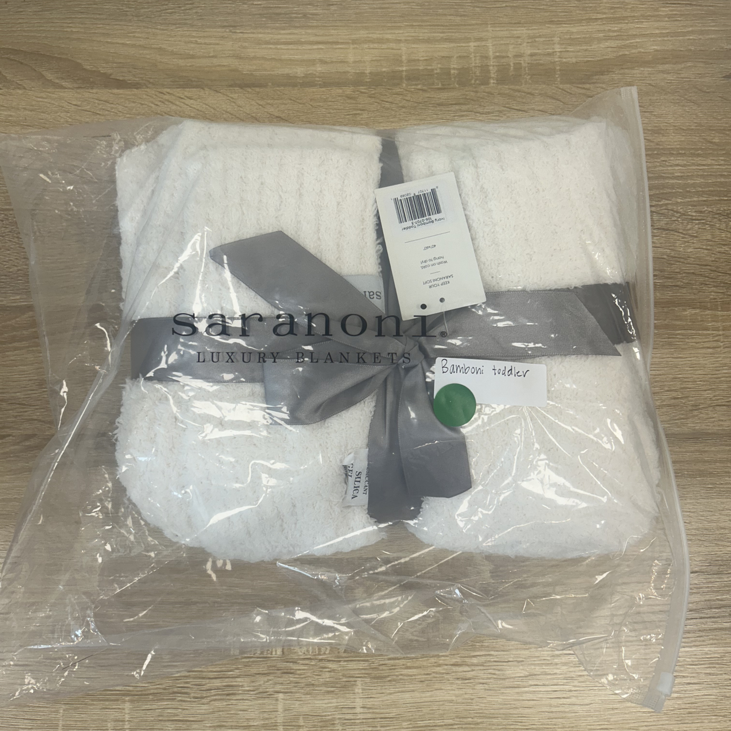 Ivory Bamboni Toddler Blanket