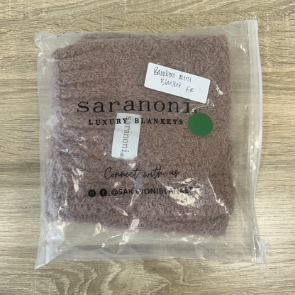 French Rose Bamboni Mini Blanket