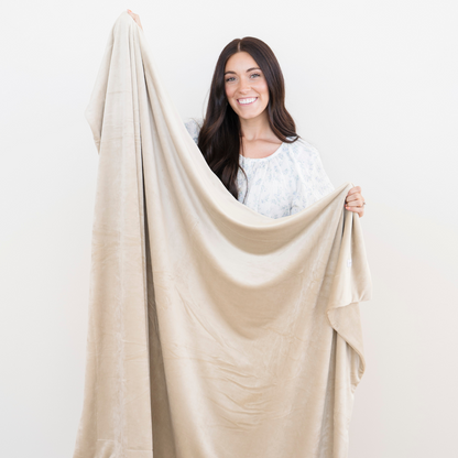 MINKY STRETCH XL THROW BLANKETS