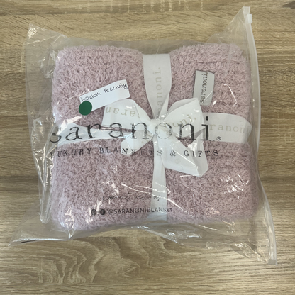 Light Pink Bamboni Receiving Blanket