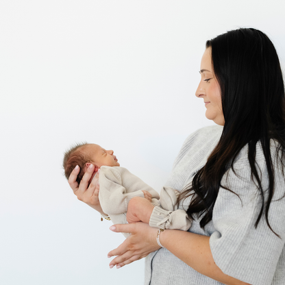 HEIRLOOM COTTON KNIT ROMPERS