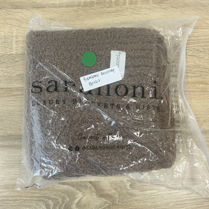 Pecan Bamboni Receiving Blanket
