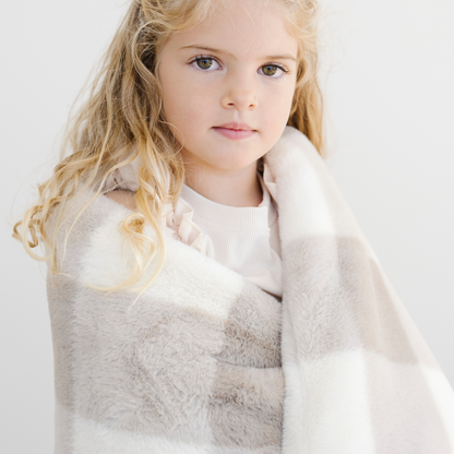 HOLIDAY PRINTED FAUX FUR XL THROW BLANKETS