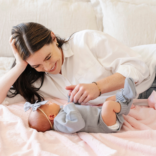 HEIRLOOM COTTON KNIT ROMPERS