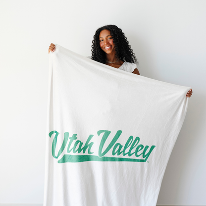 UNIVERSITY MINKY STRETCH BLANKETS