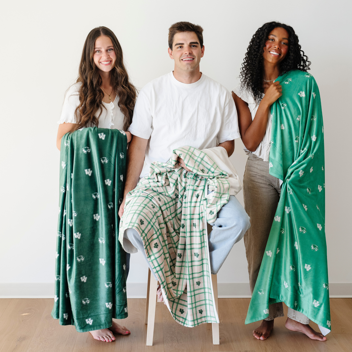 UNIVERSITY MINKY STRETCH BLANKETS
