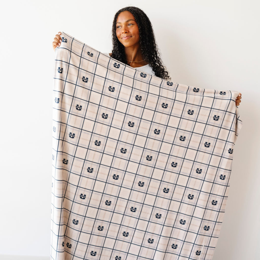 UNIVERSITY MINKY STRETCH BLANKETS