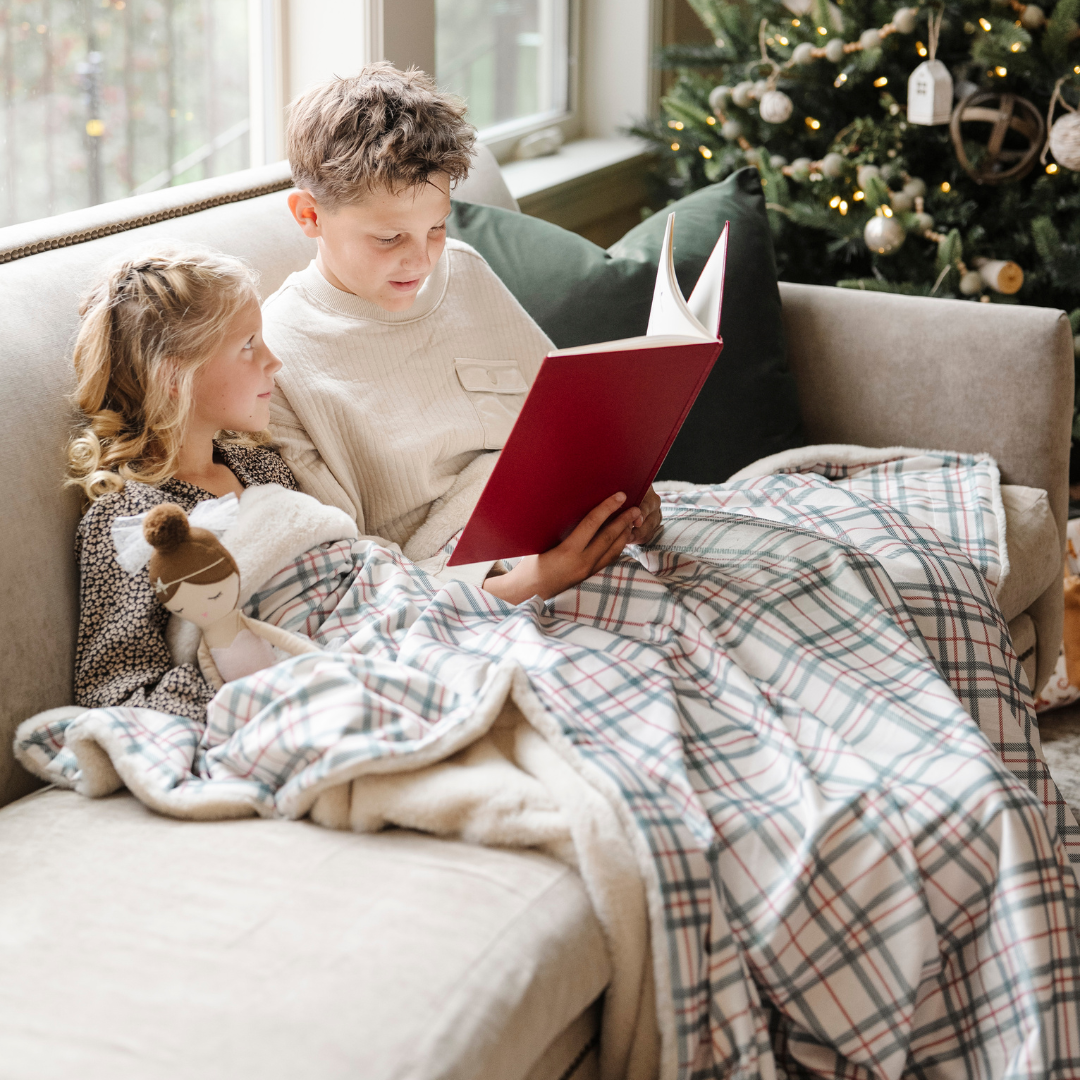 HOLIDAY MINKY/FAUX FUR THROW BLANKETS