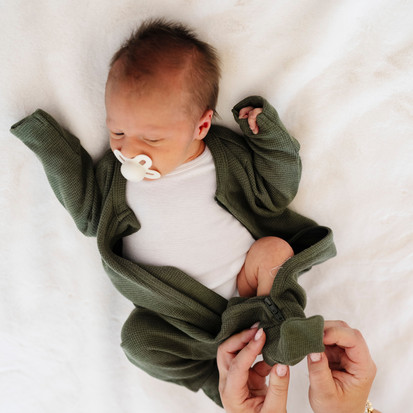 STRETCHY WAFFLE KNIT OUTFITS