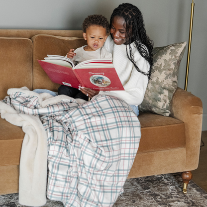 HOLIDAY MINKY/FAUX FUR THROW BLANKETS