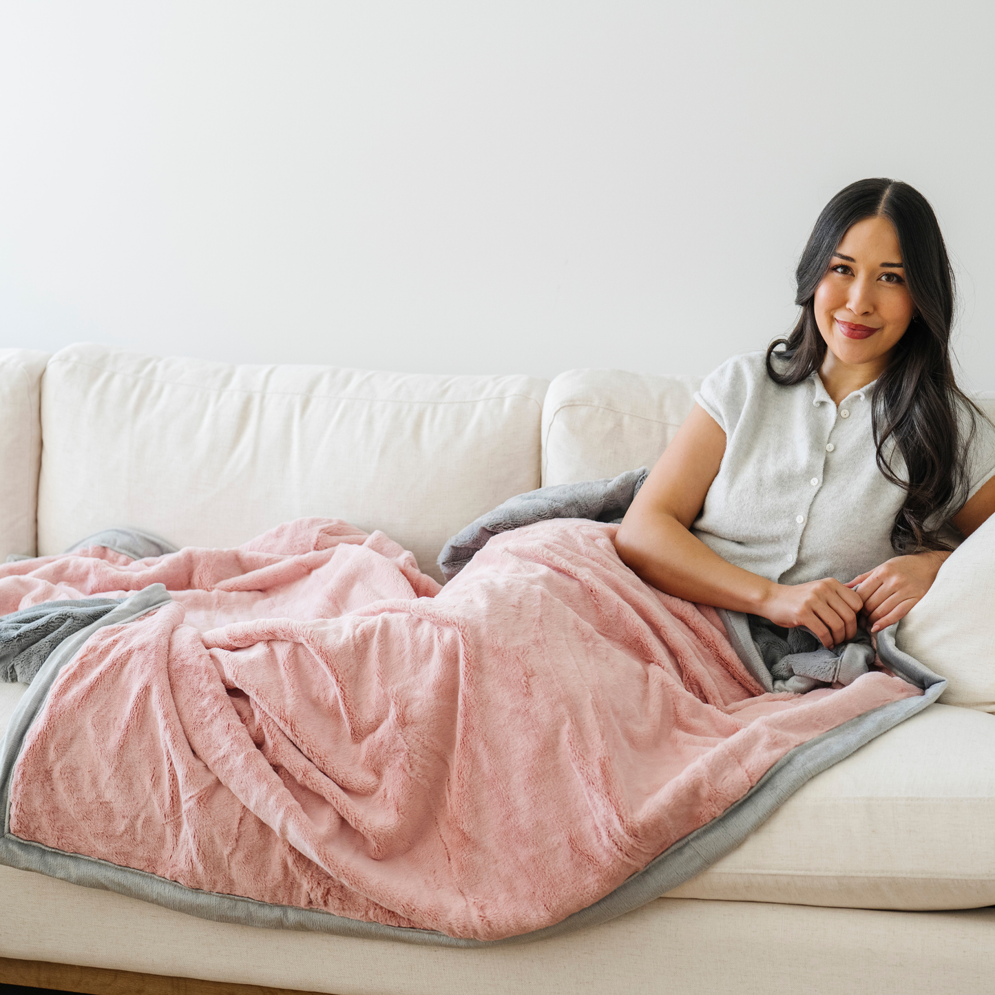 TWO TONE LUSH BLANKETS