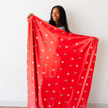 UNIVERSITY MINKY STRETCH BLANKETS