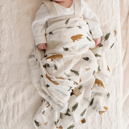 BAMBOO RAYON MUSLIN SWADDLES