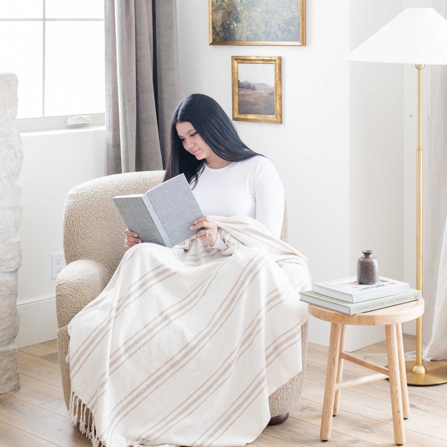 Cottonwood Chenille Fringe XL Blanket