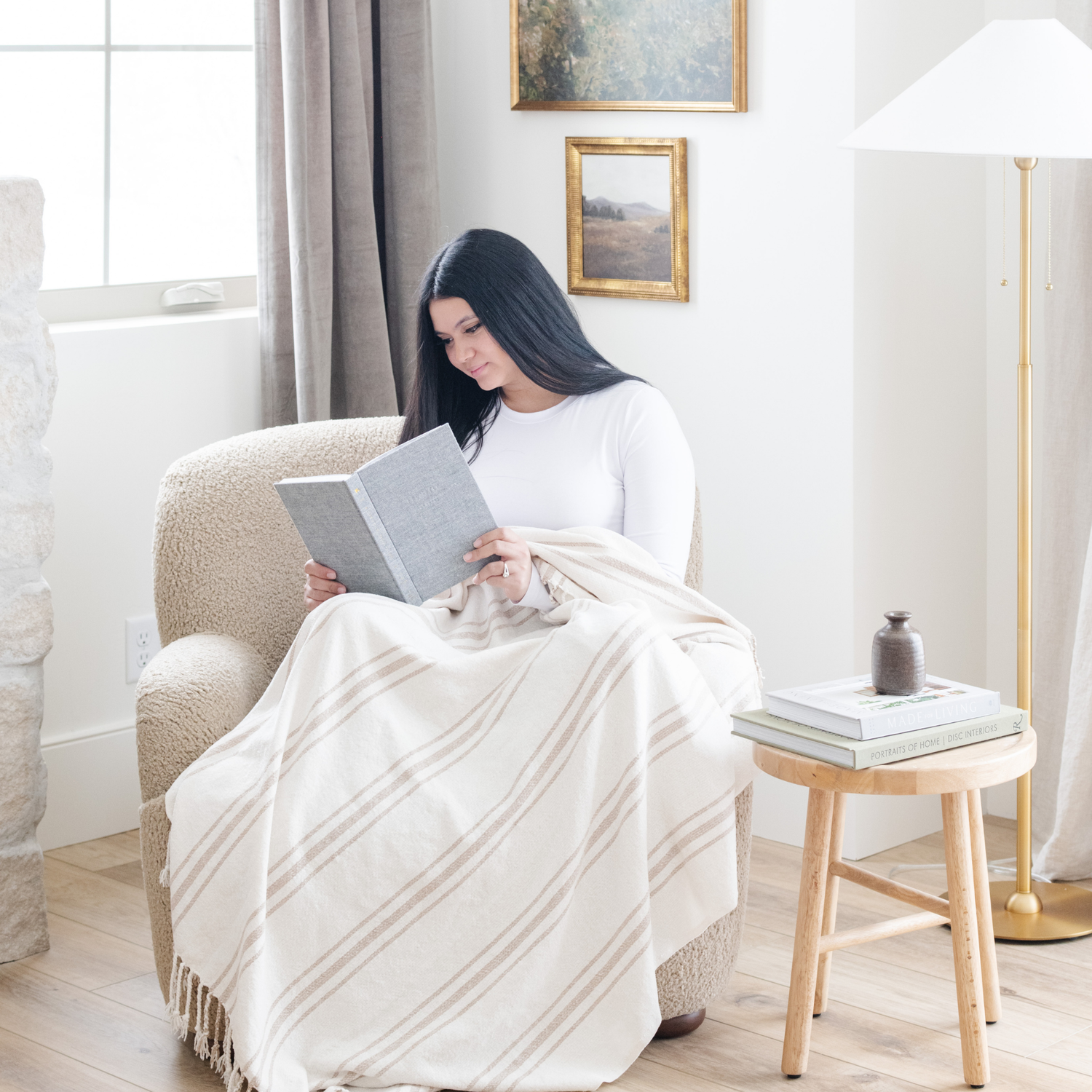 Cottonwood Chenille Fringe XL Blanket