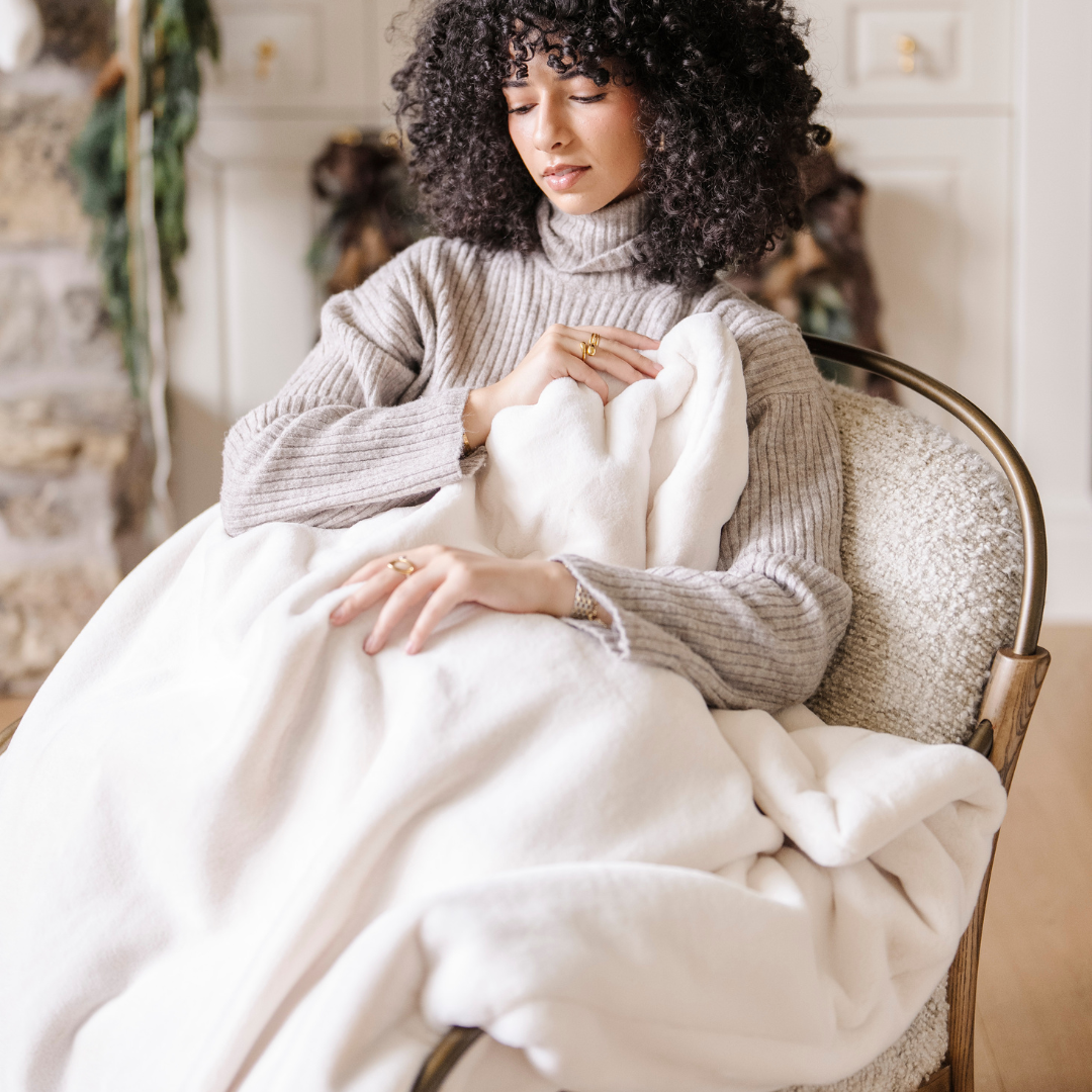 GRAND FAUX FUR THROW BLANKETS