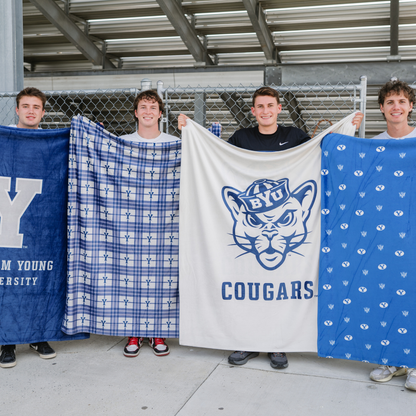 UNIVERSITY MINKY STRETCH BLANKETS
