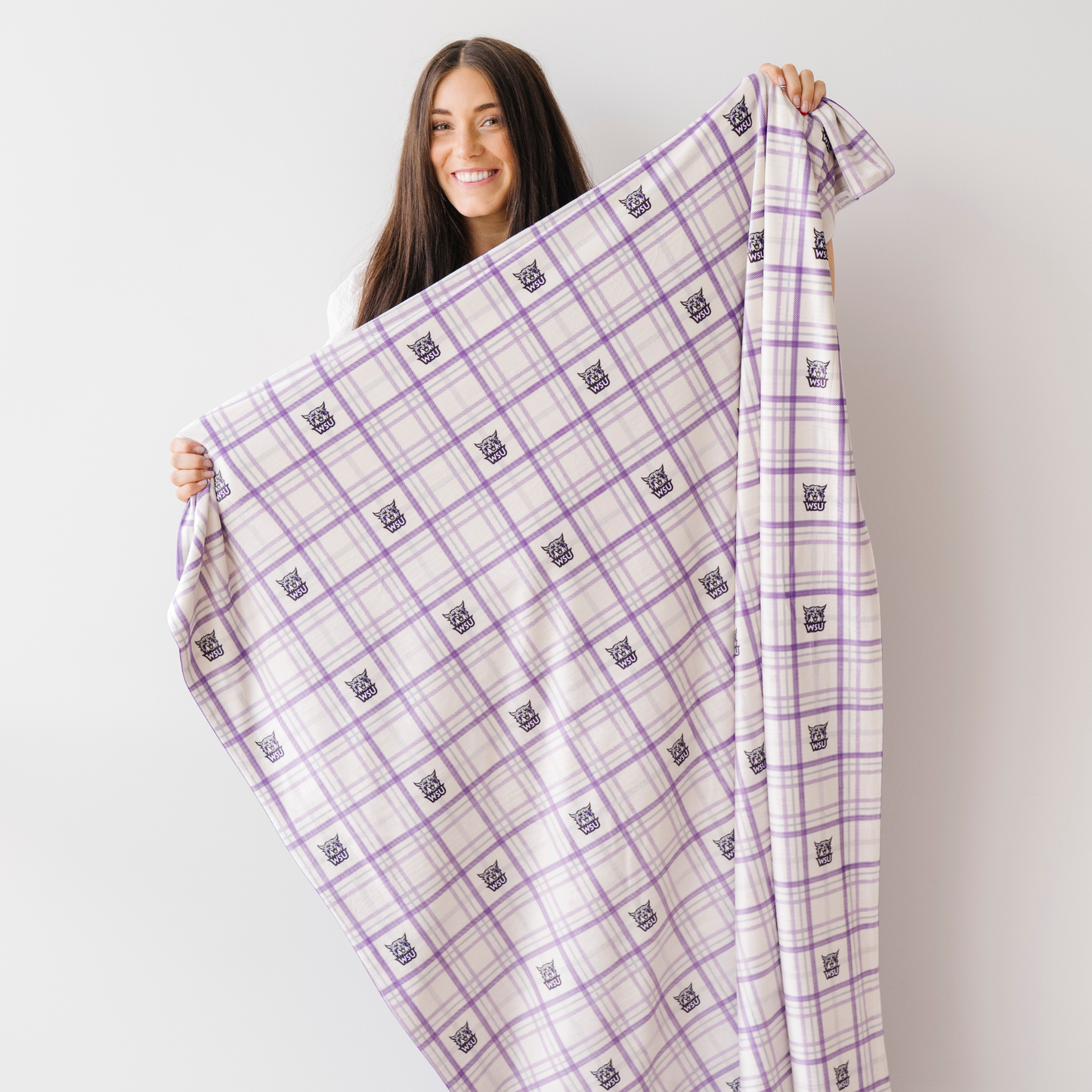 UNIVERSITY MINKY STRETCH BLANKETS
