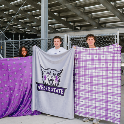 UNIVERSITY MINKY STRETCH BLANKETS