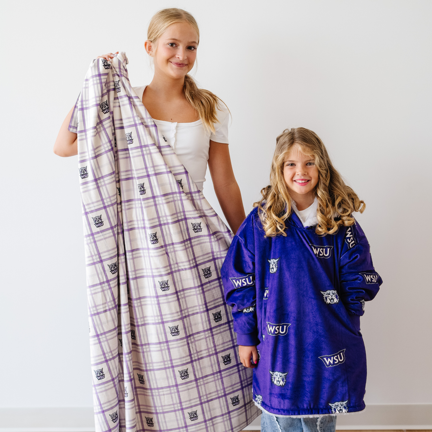 UNIVERSITY MINKY STRETCH BLANKETS