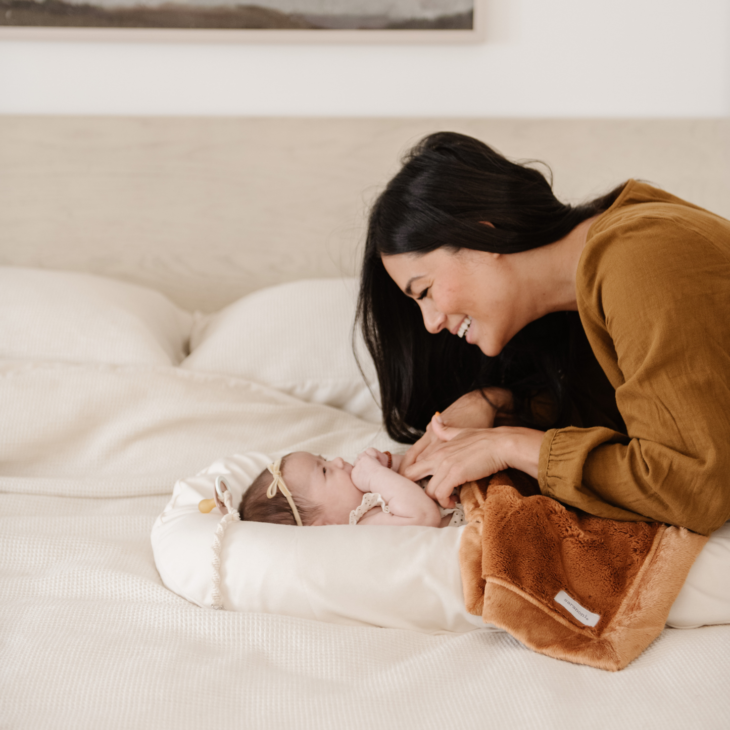 Camel Lush Mini Blanket
