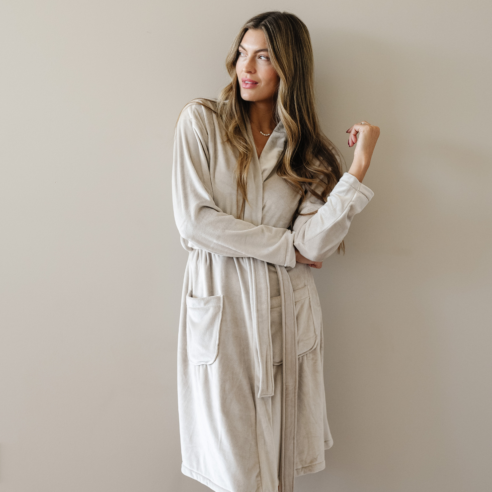 Ultra-Soft Comfort Minky Stretch Luxe Robes by Saranoni