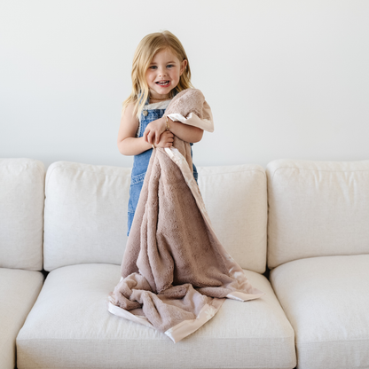 SATIN BORDER RECEIVING BLANKETS