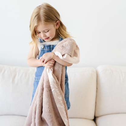 SATIN BORDER RECEIVING BLANKETS