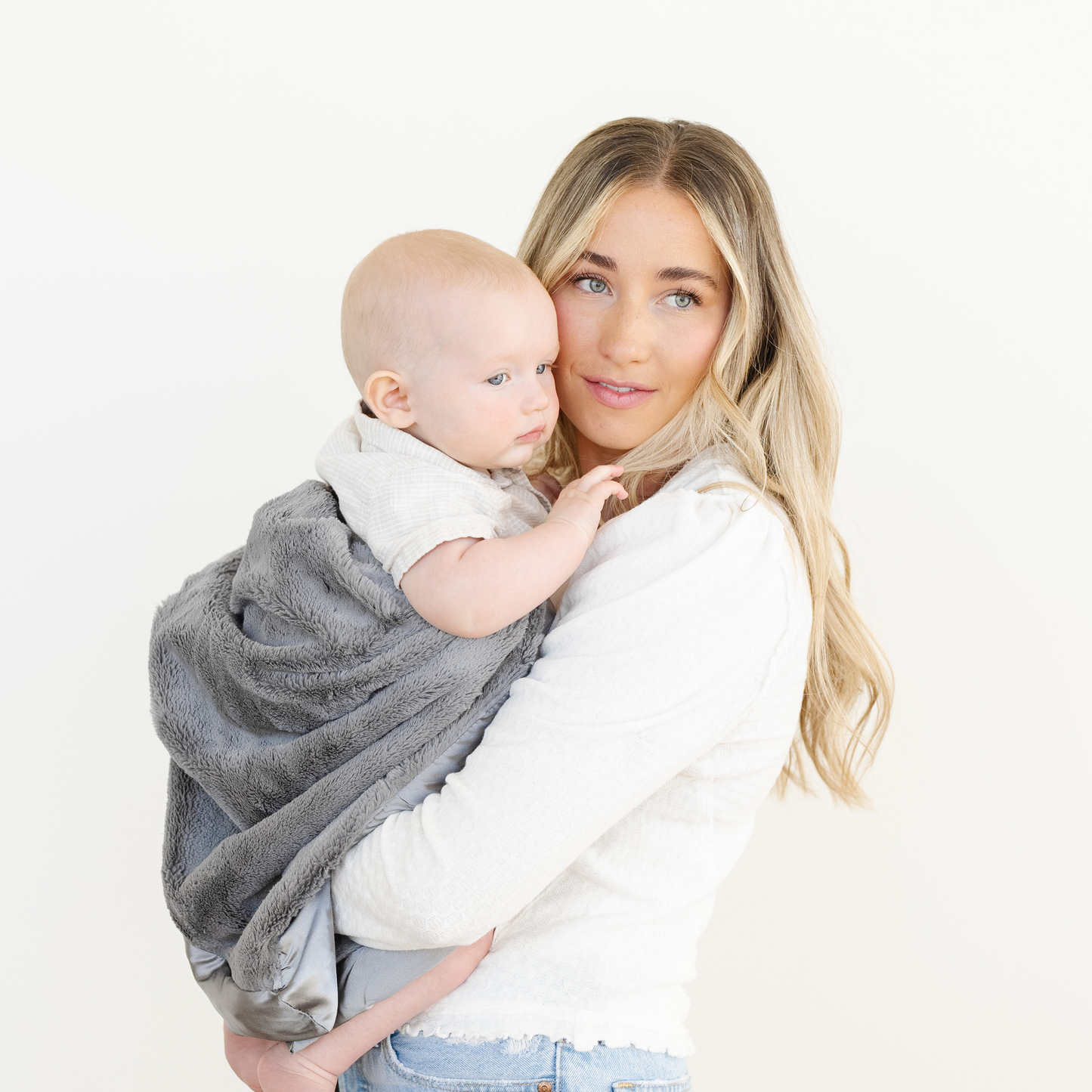 SATIN BORDER RECEIVING BLANKETS