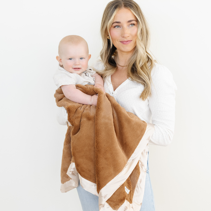 SATIN BORDER RECEIVING BLANKETS