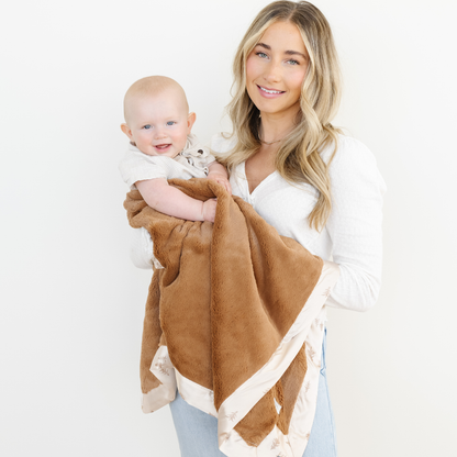 SATIN BORDER RECEIVING BLANKETS