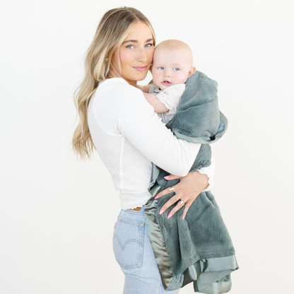 SATIN BORDER RECEIVING BLANKETS