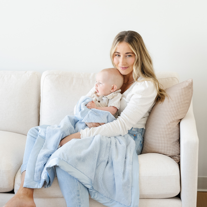 SATIN BORDER RECEIVING BLANKETS