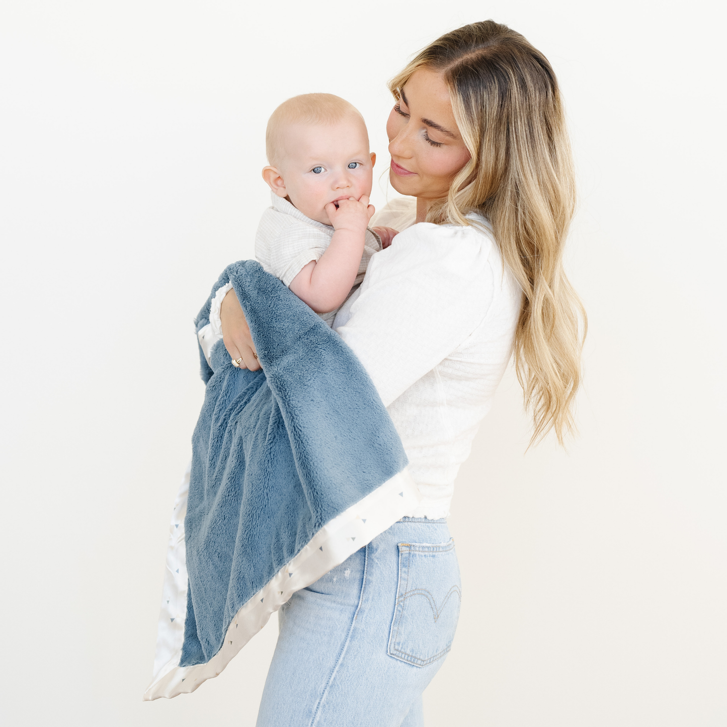 SATIN BORDER RECEIVING BLANKETS