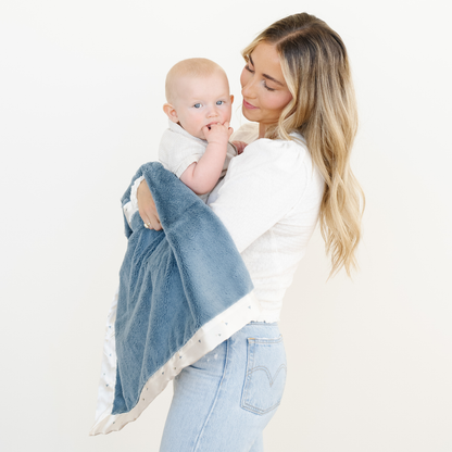 SATIN BORDER RECEIVING BLANKETS